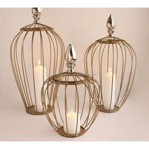 เชิงเทียนทรงใบไม้สีทองสำหรับตกแต่งภายในบ้านของตกแต่งบ้านเชิงเทียนทรงใบไม้แบบตั้งเชิงเทียนสไตล์โบราณของตกแต่งงานแต่งงาน - Product Image 2