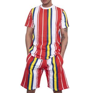 Nouvel Arrivage RICHMYZ Ensembles T-shirt et Short pour Homme 100% Polyester Écologique, Taille Haute Élastique, Respirant et Séchage Rapide - Product Image 1
