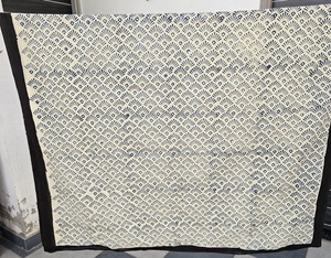 Handmade Indian Pareo Floral Block Print <b>Sarong</b> 100% Cotton Summer Beach Wrap with Zig Zag Pattern Soft Lightweight - Product Image 4