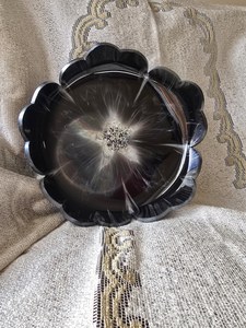 Bol en résine noire personnalisé, fait main, écologique, décoration moderne pour la maison, centre de table pour les fêtes - Product Image 4