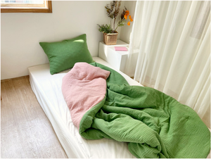 Couette en gaze de coton double face de qualité supérieure coréenne, écologique, respirante et douce, 6 oz, pour adultes et enfants, taille personnalisée - Product Image 3