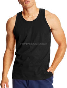 <b>Men's</b> High Quality Quick Dry Gym Tanktop Custom Solid Color Breathable Knitted <b>Top</b> with Button Embroidery Many Colors Available! - Product Image 6