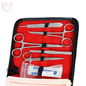 Kit d'entraînement à la suture en acier inoxydable avec coussin d'entraînement, ensemble d'instruments médicaux pour étudiants - Product Image 4