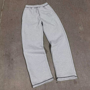 Conjunto Deportivo Holgado de Invierno para Hombre con Costuras en Contraste, Sudadera con Capucha y Pantalones Deportivos con Estampado Serigrafiado - Product Image 5