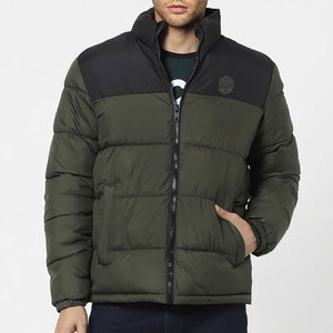 Concevez votre propre logo, veste à capuche à col montant pour homme, service OEM, vestes d'hiver légères à vendre - Product Image 4