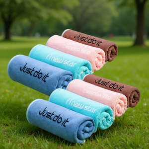 ผ้าเช็ดตัวไมโครไฟเบอร์สำหรับเล่นกีฬา JS Do It น้ำหนัก 300 กรัม ขนาด 30x60 นิ้ว ซึมซับน้ำได้ดี แห้งเร็ว ขนาดเล็ก - Product Image 3