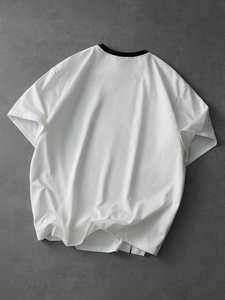 T-shirt de sport pour homme personnalisé avec logo, en maille Dry Fit, avec passepoil sur mesure – Fournisseurs de t-shirts et chemises de sport pour homme - Product Image 3