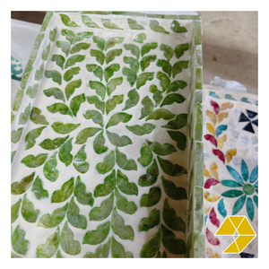 Colección de Bandejas de Ratán con Nácar para Diseñadores de Interiores, Minoristas de Decoración del Hogar, Hoteles y Compradores de Hostelería - Product Image 2