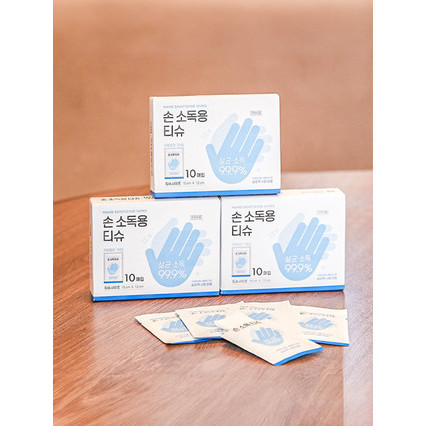 Daiso Korea Beauty Line Zauber дезинфицирующее средство для рук в индивидуальной упаковке 10 шт. набор