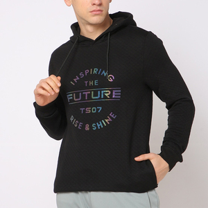 เสื้อฮู้ดผู้ชาย Inspiring The Future TS07 ทรงปกติ ผ้าถัก พิมพ์ลายฟอยล์ โลโก้ด้านหน้า สไตล์ลำลอง - Product Image 4