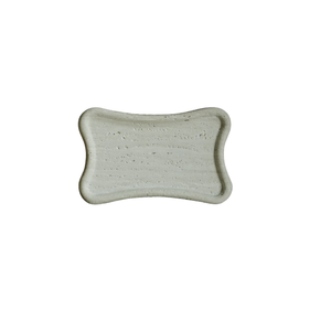 Plateau à Savon Horizontal Multifonctionnel en Travertin Beige de Luxe Style Art Déco, Support à Savon, Plateau de Présentation pour Bijoux, Finition Naturelle - Product Image 3