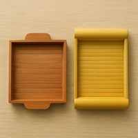 Plateau en bambou bohème écologique |   Porte-savon multifonctionnel réutilisable biodégradable naturel pour la cuisine, le salon, le bureau
