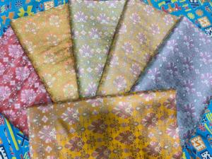 High End Eco-Friendly Wrinkle Resistant Medium Weight Brocade Jacquard Silk Fabric Embossed Floral Weave for Dresses Sarees - Product Image 5