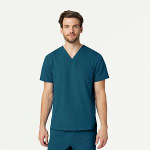 Uniformes Médicos Unisex de Alta Calidad, Tela Suave de Poliéster y Spandex, Conjunto de Uniforme para Enfermeros, Personal de Hospital, Hombres - Product Image 3