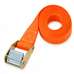 Sangle d'arrimage robuste à boucle à came 50 mm, 800 kg, en polyester pour transport de marchandises lourdes, fournisseur direct d'usine - Product Image 1