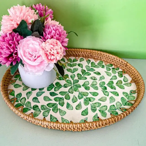 Plateau Décoratif De Style Bohème Du Vietnam Taille Personnalisée - Product Image 2