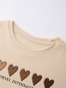 T-shirt femme personnalisé imprimé 2026, style graphique, impression DTG haute qualité, vente chaude, ODM, streetwear Y2K, haut à manches courtes - Product Image 5