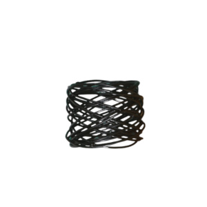 Ronds de serviette ronds en fil métallique pour centres de table de fête Unique Home Decor Rond de serviette Bois et papier avec matériau en fer - Product Image 1