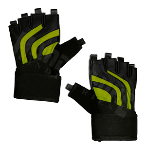 Custom Logo Design Weightlifting <b>Gloves</b> Hand Grips Buckle Closure Half Finger Anti-Slip PU Material Gym Training Exercise - Product Image 1