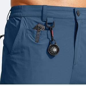 Pantalones de senderismo para hombre con cintura ajustable, estilo streetwear con múltiples bolsillos, ideales para senderismo y ropa de trabajo, pantalones de senderismo a la moda. - Product Image 4