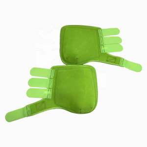 Botas de lujo flexibles de algodón y cuero para caballos, protección duradera para las patas, soporte para tendones y nudillos, logotipo personalizado - Product Image 5