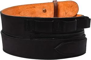 เข็มขัดหนังแท้แบบดั้งเดิม อุปกรณ์ล่าสัตว์แท้สำหรับการแข่งขันยิงปืน สายรัดเอว - Product Image 2