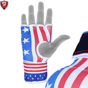 Vendas de Boxeo con Bandera Americana, Elásticas, Transpirables, Protectoras para Adultos, Cierre de Gancho y Bucle, Estilo Moderno - Product Image 2