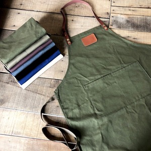 Étui professionnel en cuir et toile durable pour tablier, avec fermeture éclair, réglable, à porter en bandoulière, pour outils de chef, barista, barbier, charpentier, atelier - Product Image 2