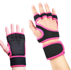 Custom Logo Gym Gloves Weight Lifting Workout Fitness Gloves Breathable Anti-Slip Training Gloves for Men Women - Product Image 2