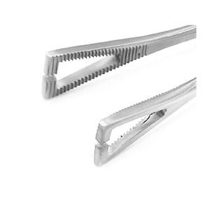 Pinces chirurgicales de maintien des tissus, 6 pouces, non rainurées, en acier inoxydable, réutilisables, instrument médical pour l'hémostase - Product Image 3