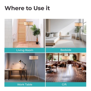 Lampes en métal pour la décoration de la maison (125 cm) – Lampadaires de salon en gros – Fabricant de lampes d'appoint personnalisées pour salon – OEM - Product Image 5