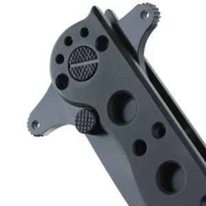 Couteaux de poche tactiques pliants EDC, lame en acier inoxydable tranchante, manche en bois compact, couteaux utilitaires ambidextres - Product Image 5