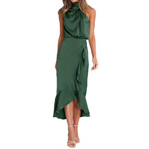 Vestido de Noche Formal Personalizado para Mujer, Ropa Elegante para Dama, Vestido Largo Casual Ajustado para Mujer - Product Image 3