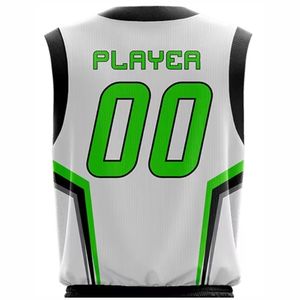 Maillot de basket-ball personnalisé pour équipe, devant en maille polyester, haute qualité, respirant, uniforme sportif, séchage rapide, antibactérien, sublimation - Product Image 6