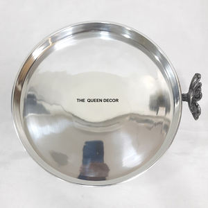 Base Decorativa Redonda de Aluminio para Tartas, con Diseño Floral, Acabado Brillante, para Bodas y Fiestas - Product Image 6