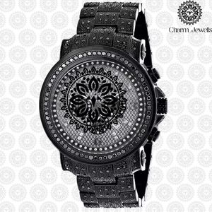Charm_Jewells Men's Stainless Steel Watch 40mm Case Analog Mechanical Movement <b>Chronograph</b> Luxury Fashion Black Dial 10 Bar - Product Image 6