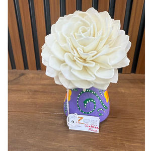 Highest Standard Quality Handmade Eco-Friendly Artificial Sola Wood Flowers-Dahlia <b>Pink</b> 6/8/10cm Sizes for <b>Christmas</b> Home <b>Decor</b> - Product Image 1