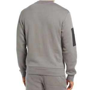 เสื้อสเวตเชิ้ตคอกลมแบบหนา ผลิตตามสั่ง OEM ปริมาณขั้นต่ำน้อย สำหรับแบรนด์สตรีทแวร์อเมริกัน พร้อมดีไซน์ไหล่ตก - Product Image 4