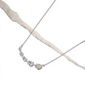 14K Gold Plated Sterling Silver Pear Cut Luxury Women's IGI Certified Wedding Party Anniversary <b>Gift</b> Pendant Necklace - Product Image 2