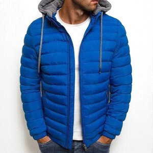 Chaqueta Acolchada para Hombre 2025, Chaqueta de Alta Calidad con Color Personalizado, Chaqueta de Moda con Cremallera en las Mangas y Capucha - Product Image 3