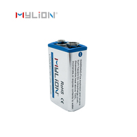 Şarj Edilemeyen Lityum Pil CP9V 9 Volt Lityum Pil 1200mAh Endüstriyel Alarm Ekipmanları için