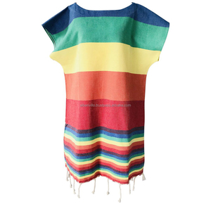 Luxury High Quality Poncho Pattern Hooded Beach <b>Towel</b> Comfortable to Wear Personalized Turkish Beach Robe for Adults Swim Golf - Product Image 2