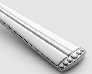 Ensemble de couverts en argent de qualité supérieure, élégants en acier inoxydable, accessoires de table essentiels, vaisselle moderne pour la cuisine - Product Image 2