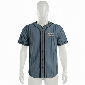 ชุดเบสบอลผู้ชายแบบสั่งทำพิเศษ เสื้อซอฟต์บอล ระบายอากาศได้ดี คุณภาพสูง พิมพ์ลายตามสั่ง สีตามต้องการ - Product Image 1