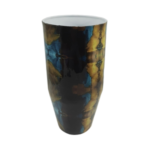 Nouvel Arrivage : Lot de 4 Grandes Jardinières Rondes Classiques en Émail, Pots et Vases à Fleurs Faits Main pour la Décoration Maison & Jardin - Product Image 1