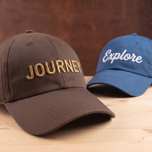 Gorras de Béisbol Personalizadas OEM de 6 Paneles con Logotipo Bordado, Gorras de Algodón Marrón sin Estructura para Hombre - Product Image 4