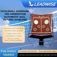 Lanceur de balles automatique Pickleball Guardian 3ème génération, filet d'entraînement portable, équipement de pratique en extérieur et en intérieur
