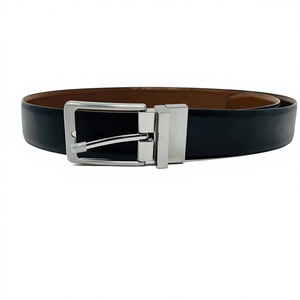 Ceinture personnalisable en cuir de vachette de haute qualité, robuste, pour bureau, école, uniforme, avec boucle en acier noir, style fête, imperméable et écologique - Product Image 3