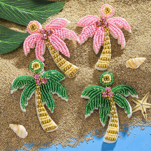 Nouvel accessoire de mode 2025 style bohème en forme de palmier, fait main, léger et tendance, pour les trajets quotidiens, par MULTI CRAFT - Product Image 3