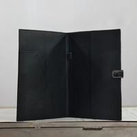 Nouveau Portefeuille en Cuir Véritable Style Vintage, Noir, avec Embossage Floral et Incrustation en Cuir de Vachette Diamanté, Accessoire Décoratif de Luxe, Meilleures Ventes